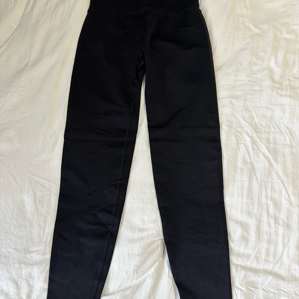 PINK Black seamless leggings